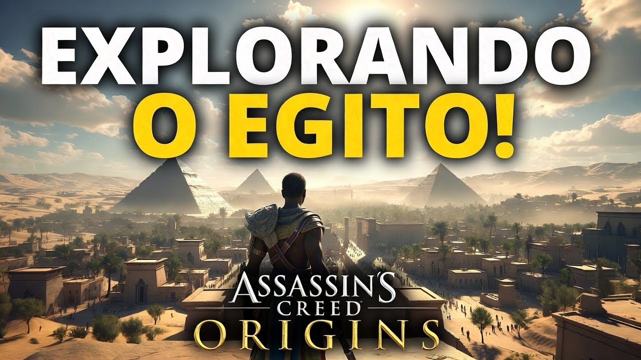 AC ORIGINS: EXPLORANDO O EGITO ANTIGO (GAMEPLAY 1080p 60FPS, SEM COMENTÁRIOS)