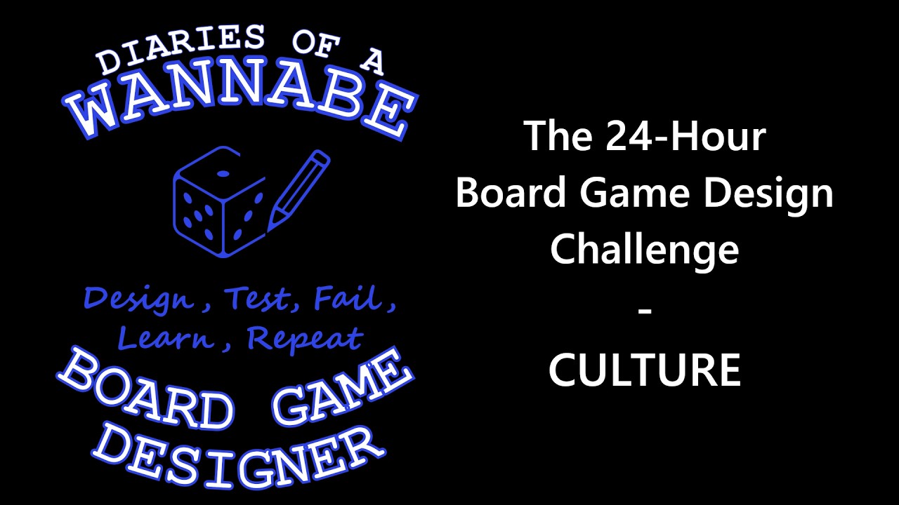 My 2nd 24-hour board game design challenge - What's ready after 10 hours of design