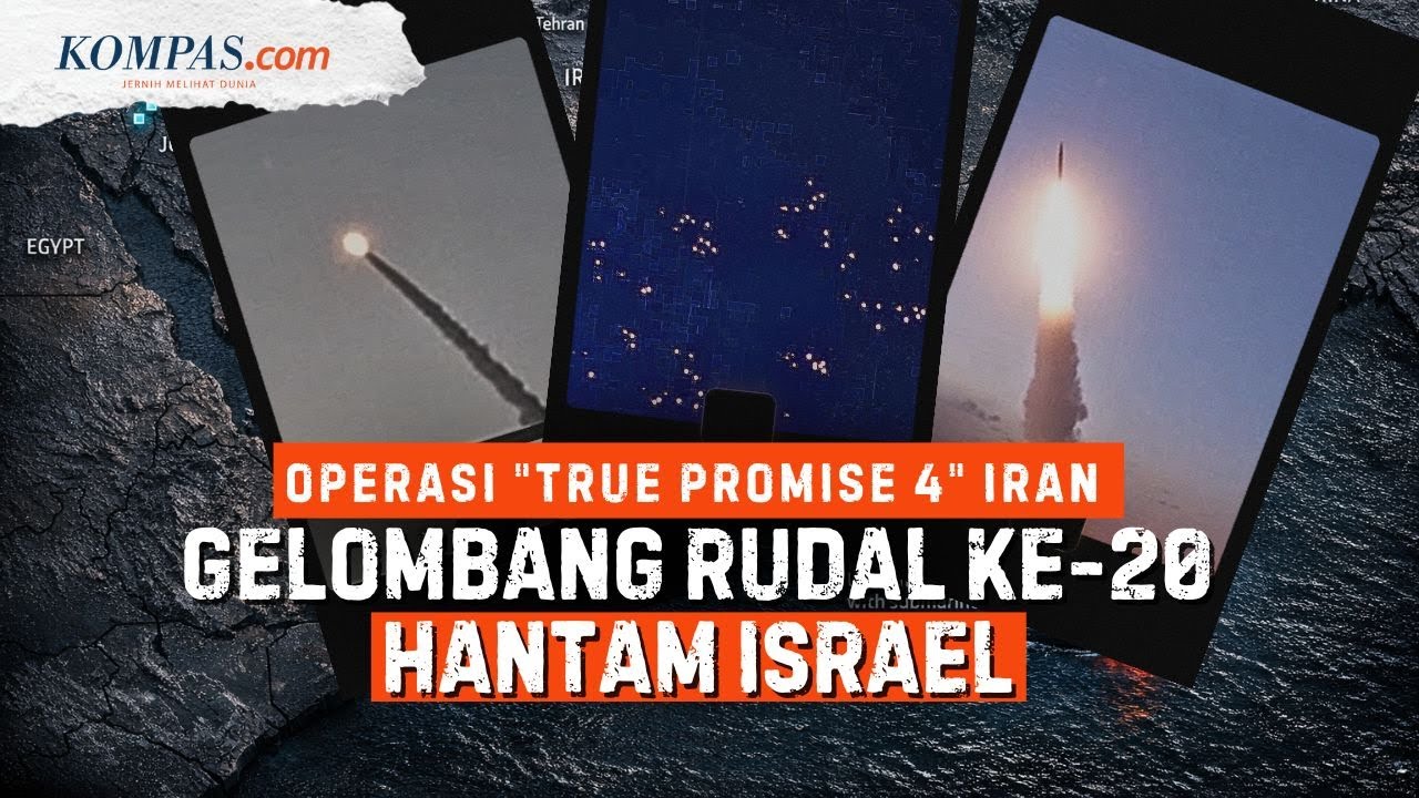 Hari ke-6 Perang, Iran Tembakkan Rudal Balistik dalam Gelombang ke-20 Operasi 