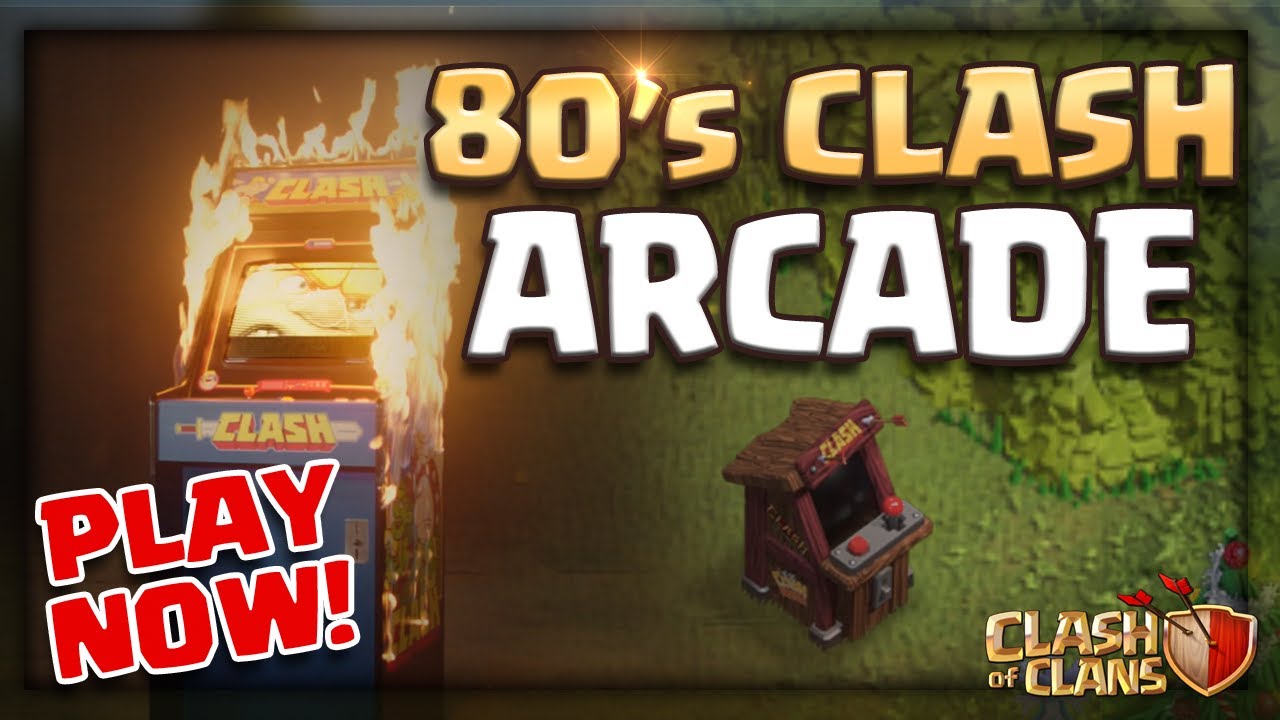 Clash 80s Arcade Game | CoC Celebrating 40 Years!!! PLAY NOW!