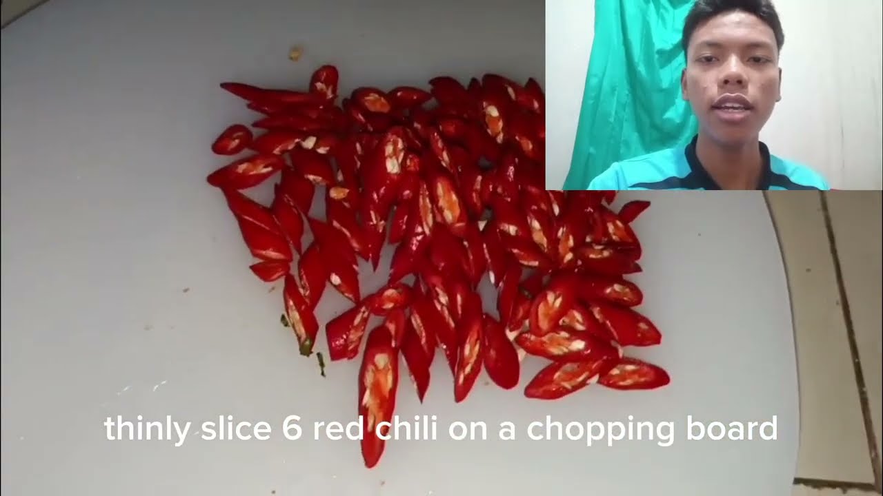 How to make the recep sambal kecap assignment from teacher Mr. D