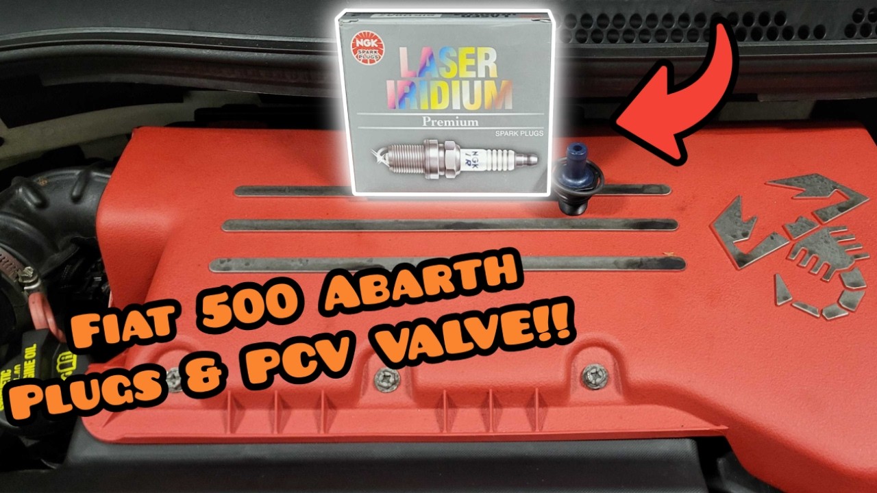 Replacing Spark Plugs & PCV Valve Fiat 500 Abarth