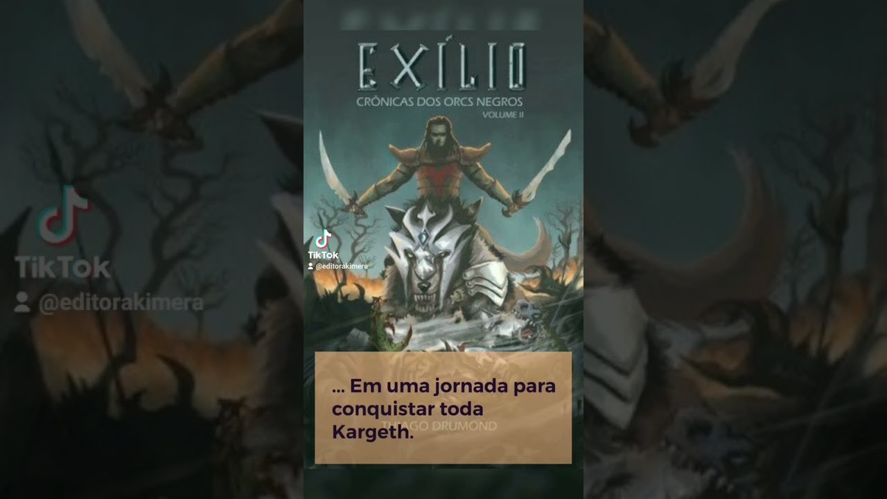 A cole&ccedil;&atilde;o Cr&ocirc;nicas dos Orcs Negros de Thiago Drumond est&aacute; na Editora Kimera! #livros #livro #leitura
