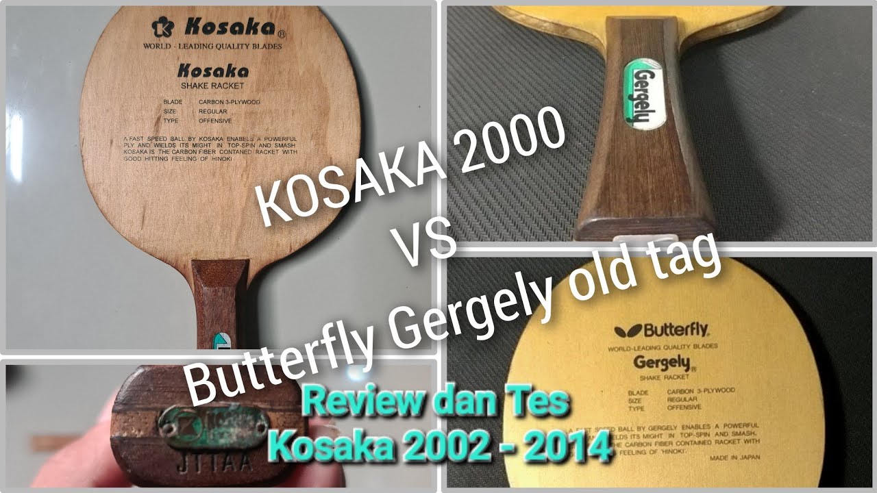 Review dan Tes kayu kosaka 2000 s/d 2014 yang mirip sama butterfly Gergely,Sardius #butterfly #ptmsi