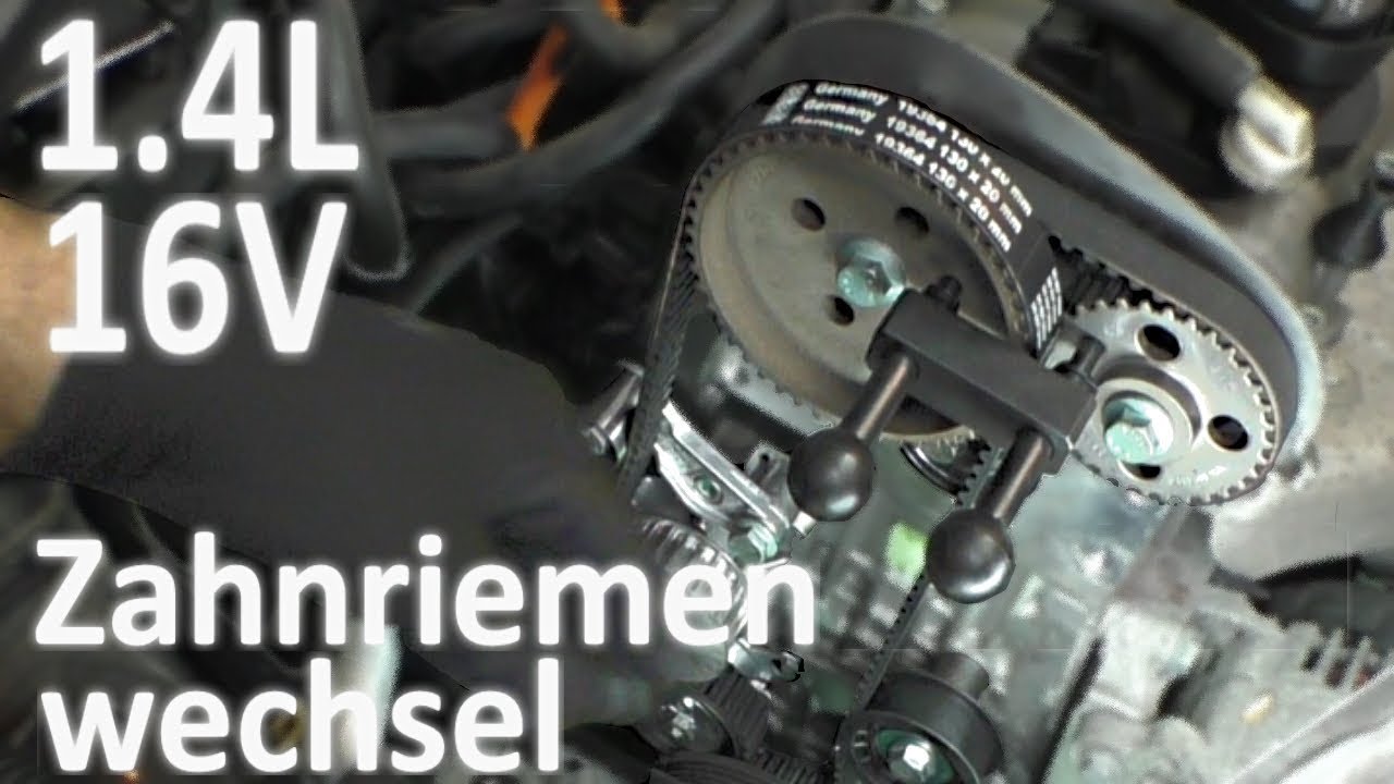 Zahnriemenwechsel golf5 1,4L 75PS BCA, BUD, BBZ, AUB, AXP...