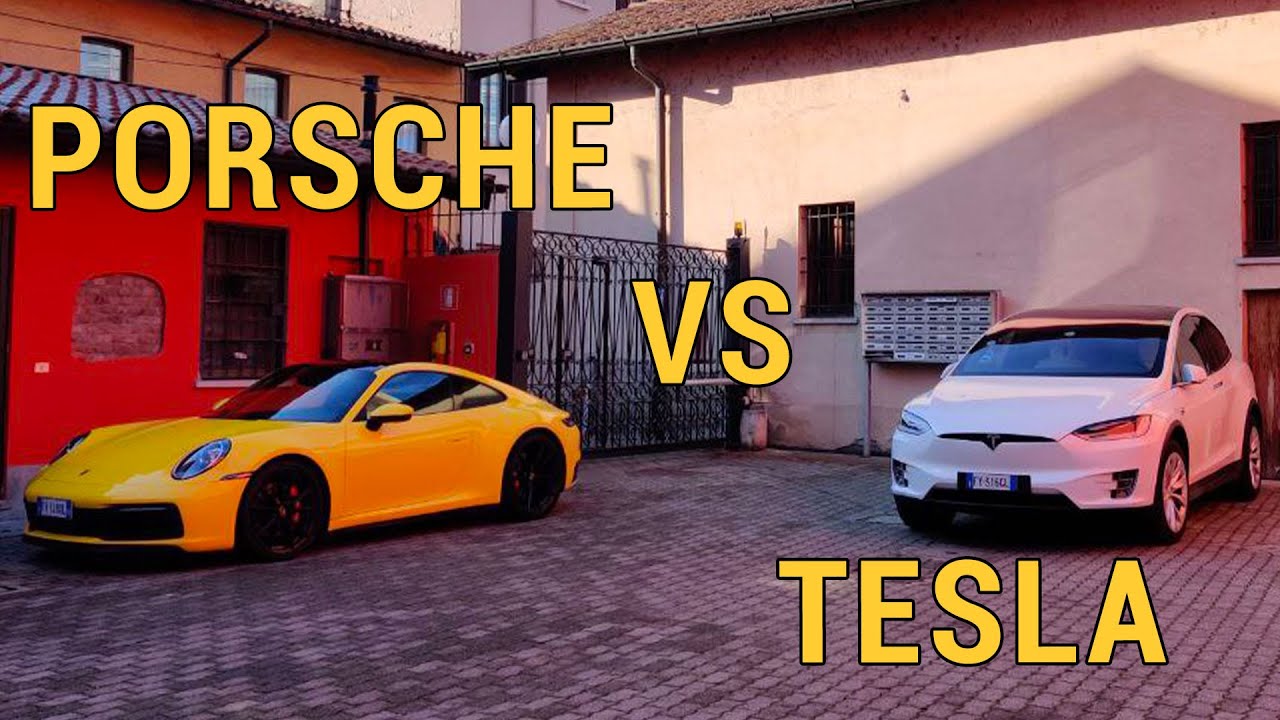 BENZINA O ELETTRICO? | Con SGNOOGLE a bordo di TESLA MODEL X e PORSCHE 911