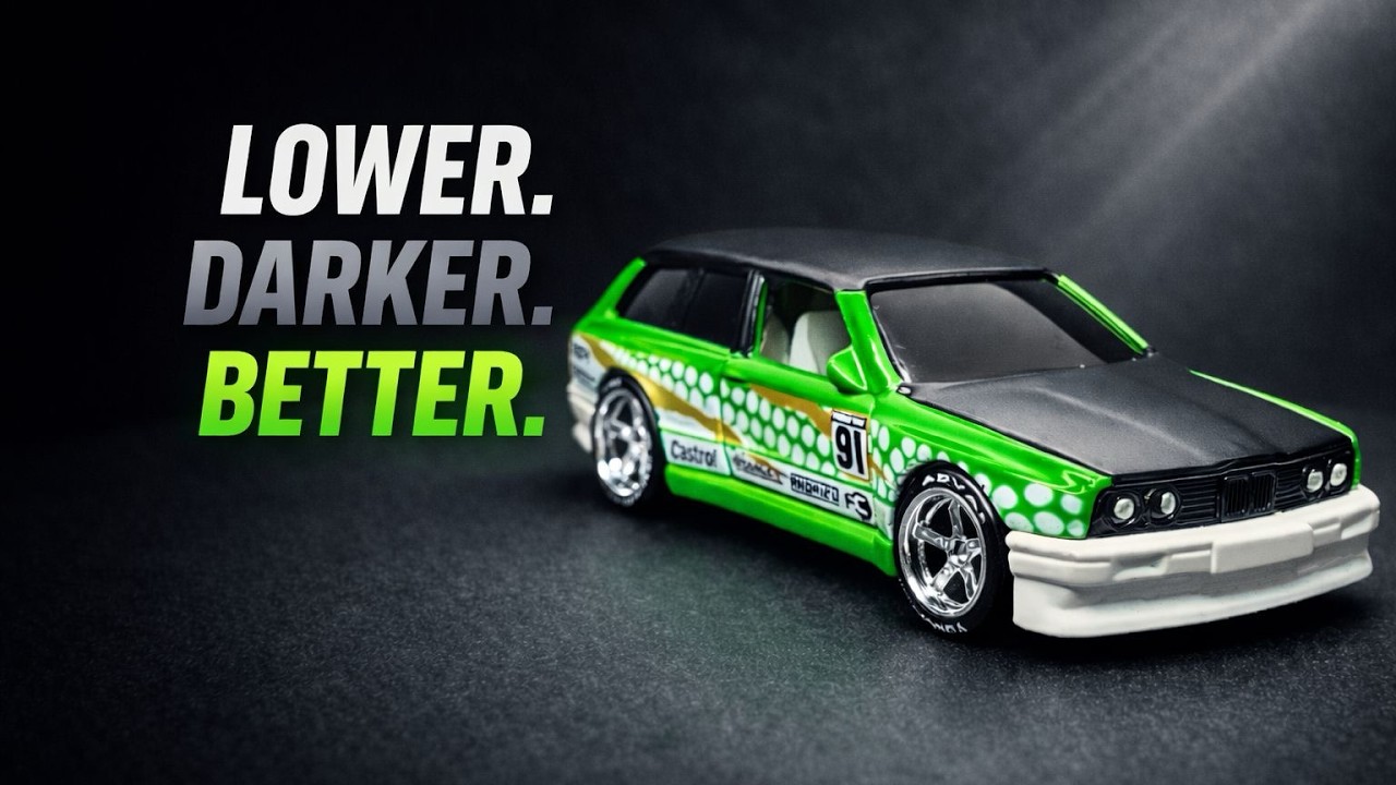 Blacked-Out & Lowered 🔥 Hot Wheels Custom Transformation