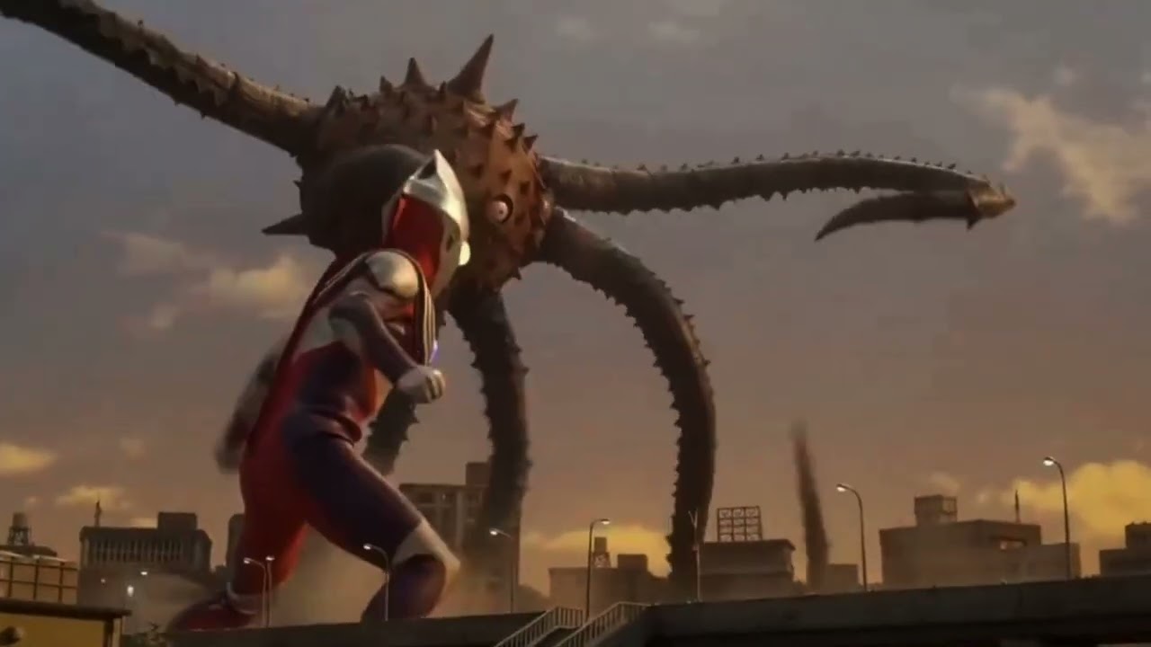 Ultraman Tiga VS Disc Creature Demos