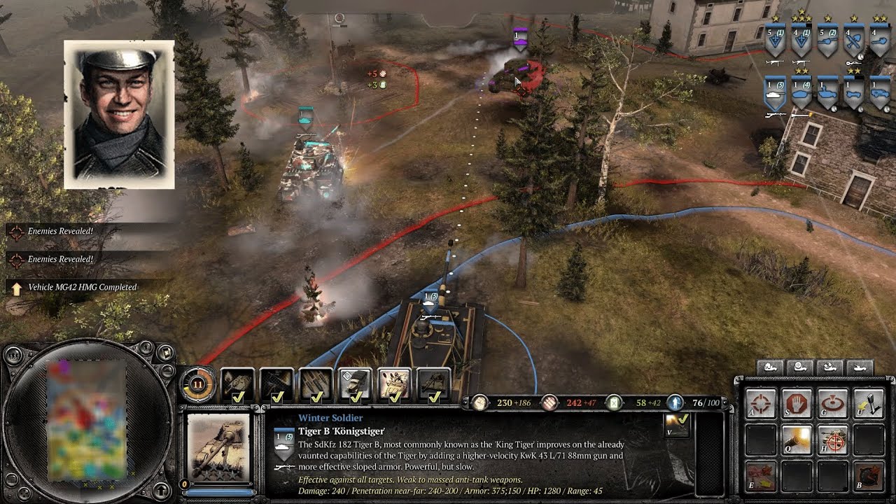 Company Of Heroes 2 | 4v4 | Oberkommando West | Feuersturm Doctrine | Gameplay | No Commentary
