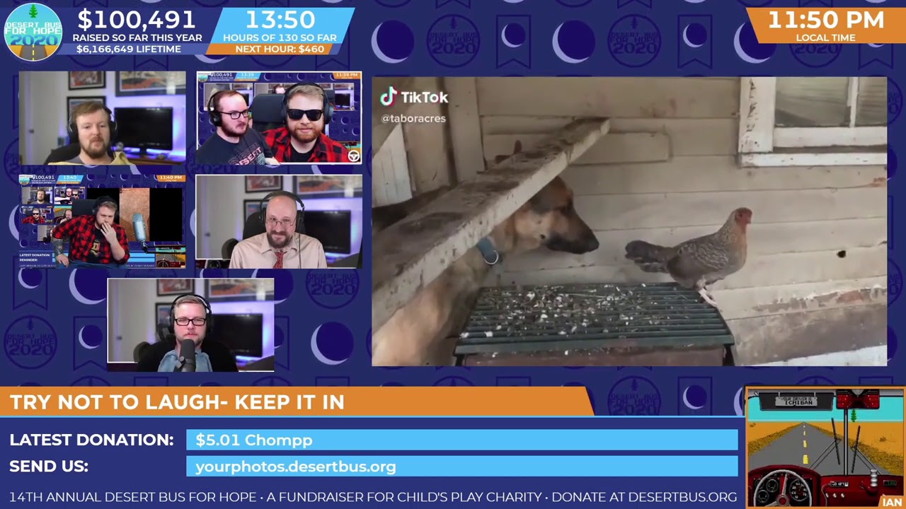DB2020 - Try not to laugh with water in their mouths while watching Tik Toks