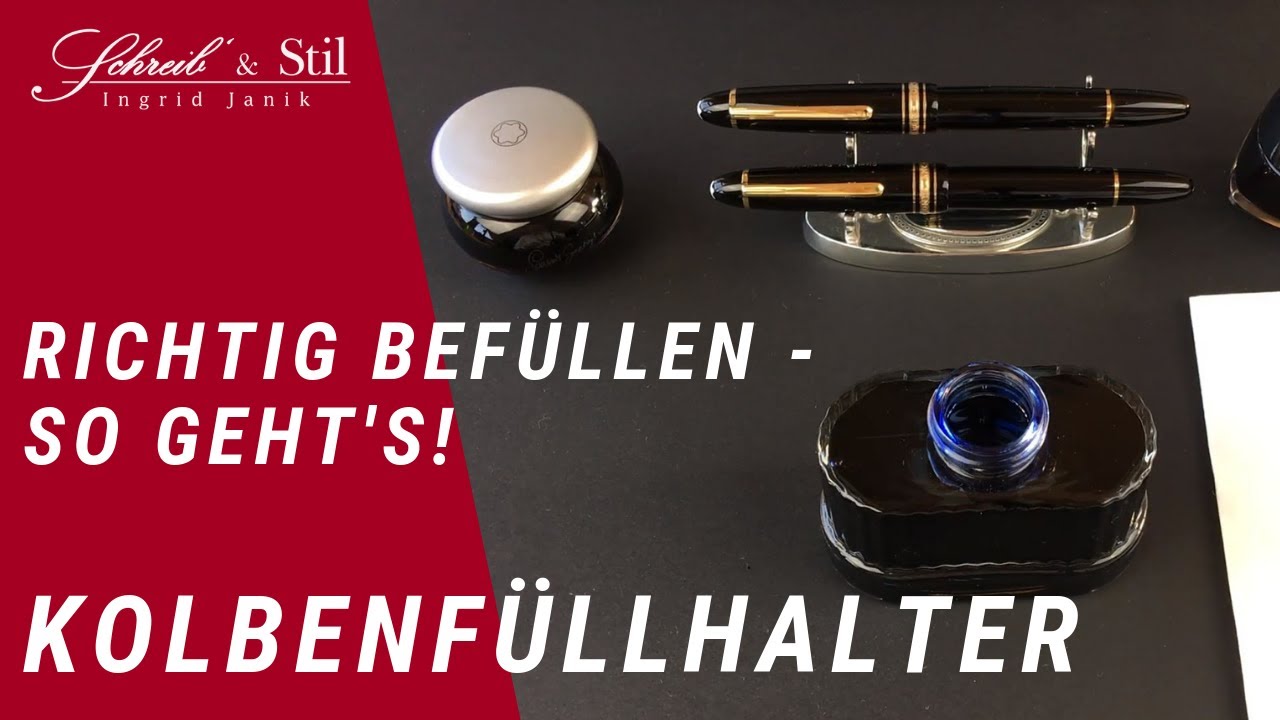 Kolbenf&uuml;llhalter oder Kolbenkonverter richtig bef&uuml;llen - So geht's!