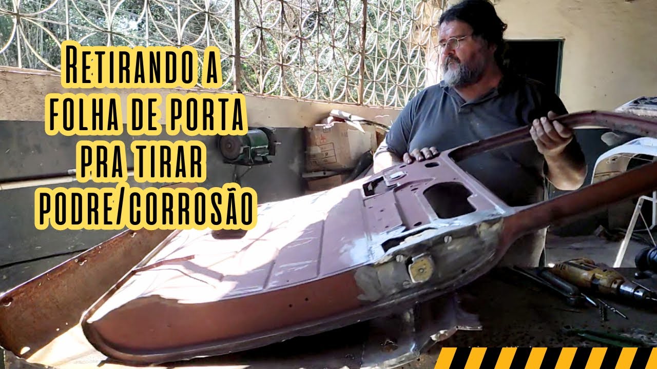 Como retirar FOLHA DE PORTA para fazer o procedimento CORRETO? Chevrolet 3100 Boca de Sapo
