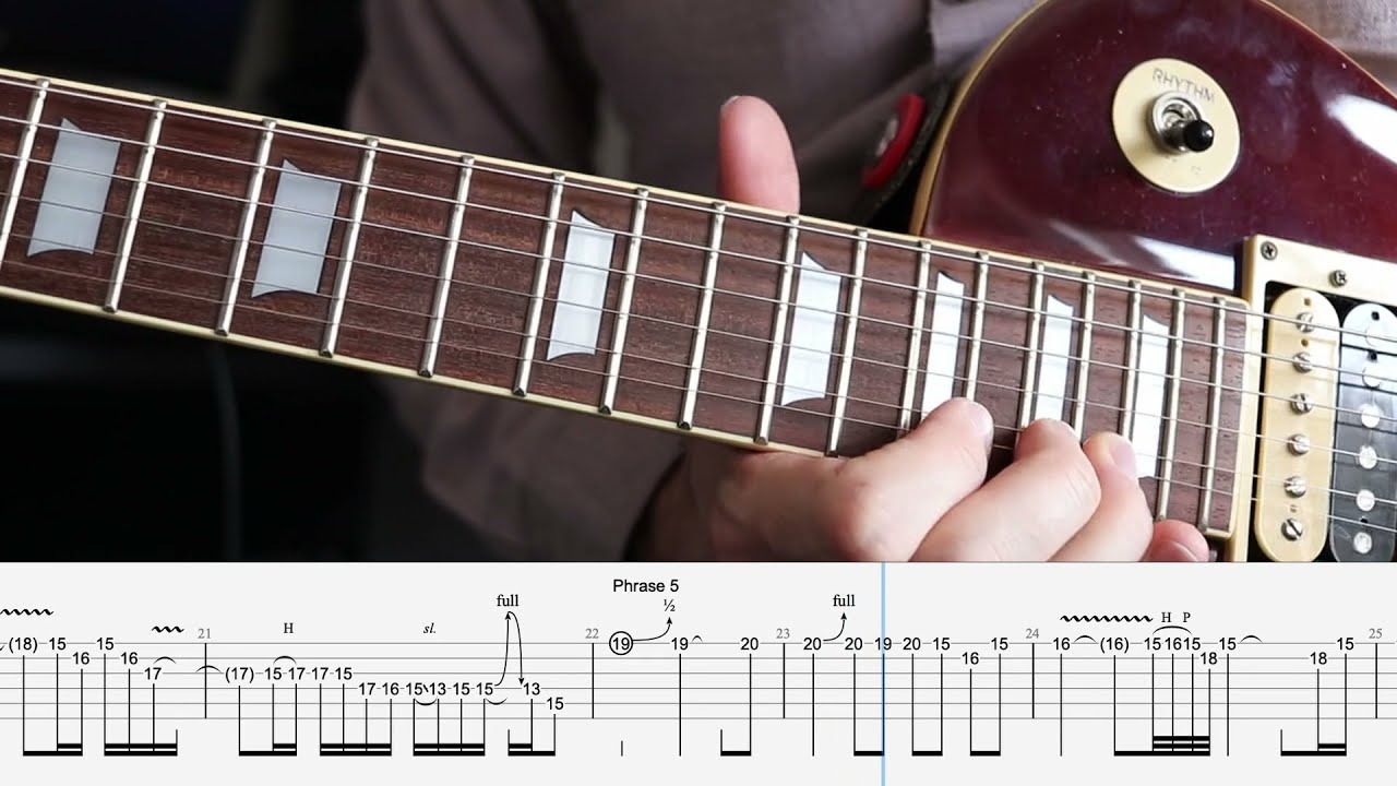 November Rain Solo By Guns N' Roses | Guitar Solo with TAB