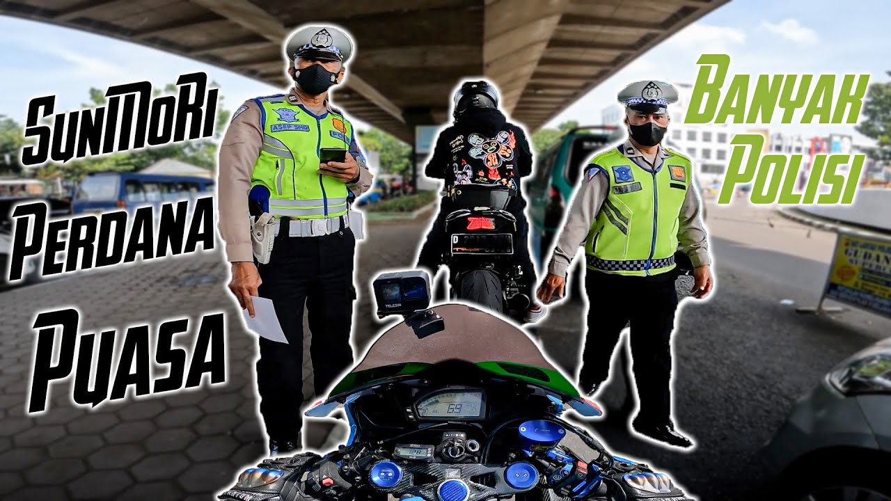 Ditilang saat Puasa?! Awalnya Dikawal Akhirnya Diberentiin Polisi | CBR1000 Z1000SX GSX1000
