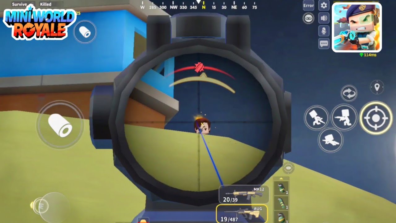 Mini World Royale: 14 Kills Frenzy! - Epic Moves And Insane Fights - Battle Royale Game 