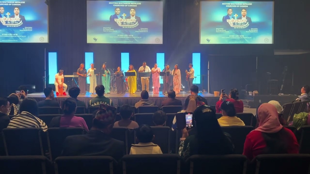 Nepali chorus and bhajan songs by Grace Nepali Church in london Gateway Church.