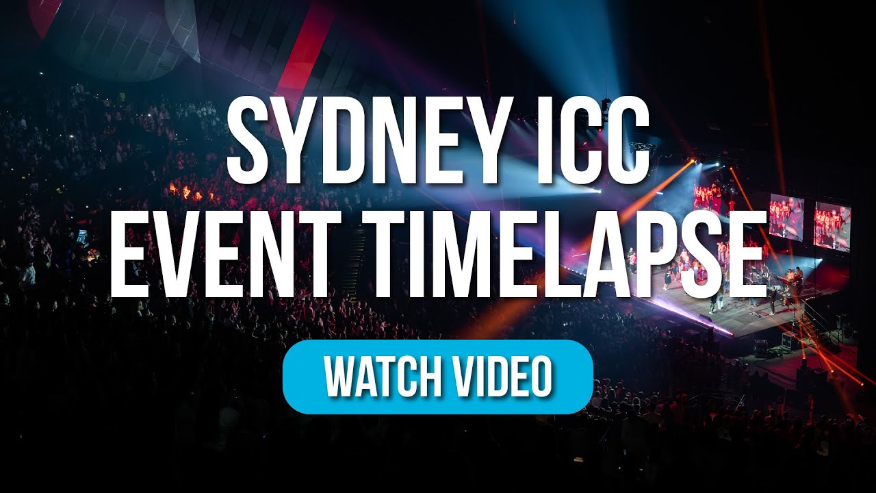 ICC Sydney Event Timelapse | Event Behind The Scenes