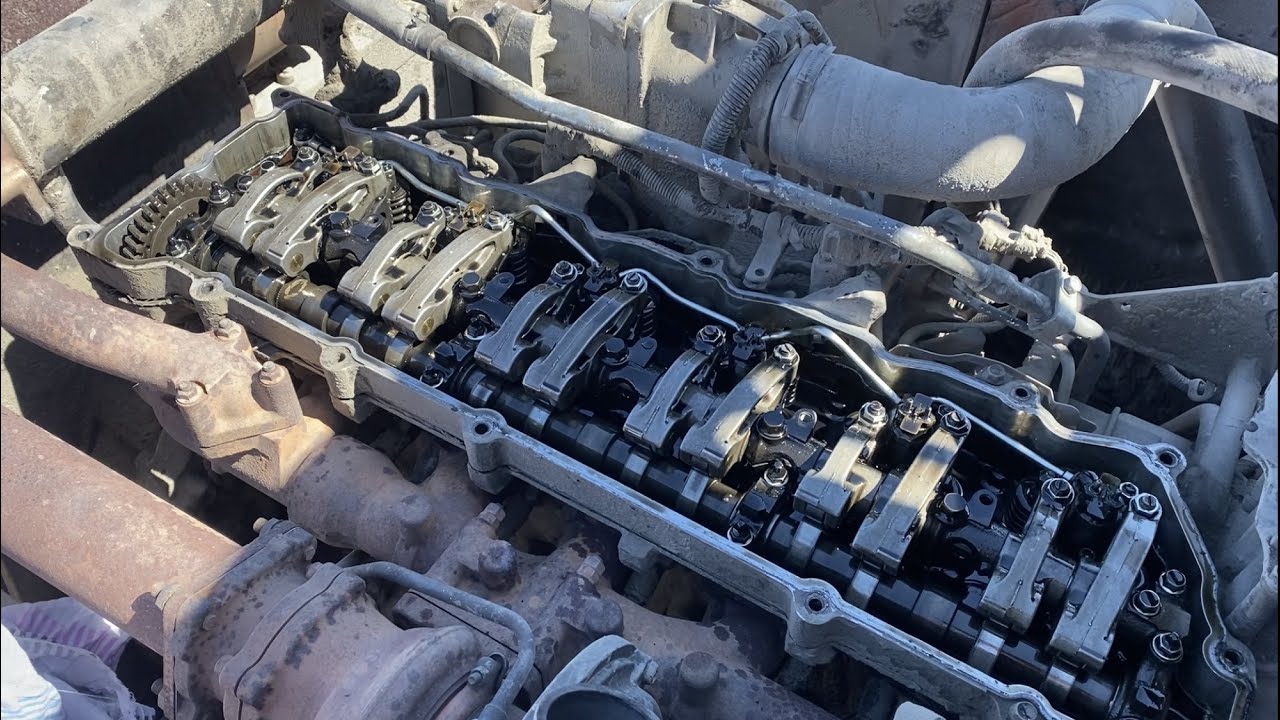 Замена распредвала Hitachi zx330-3 двигатель 6hk1