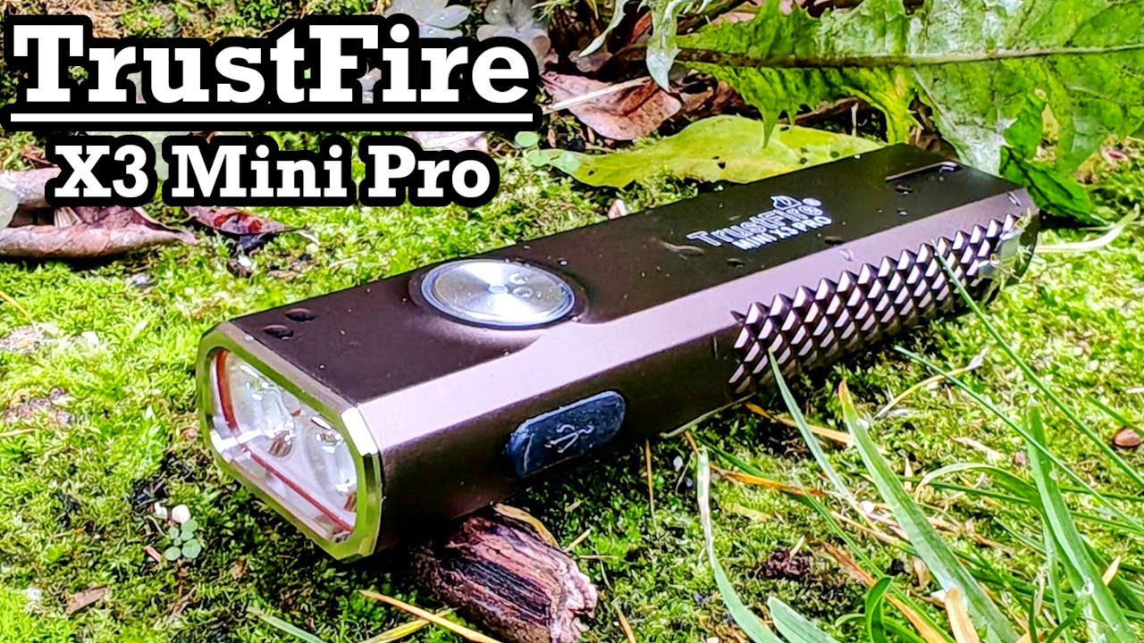 TrustFire X3 Mini Pro - Hochwertige EDC Lampe mit UV-Licht und Laserpointer