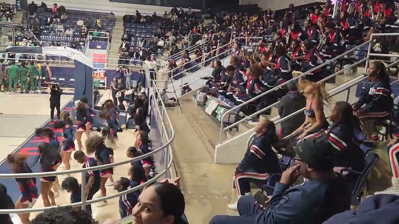 Howard Basketball 2025-26. The band. The cheerleaders.  The dancers. 