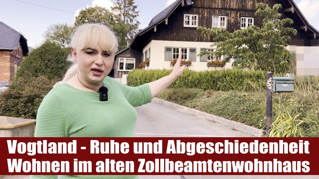 Vogtland - Ruhe und Abgeschiedenheit. Wohnen in einem alten Zollbeamtenwohnhaus.