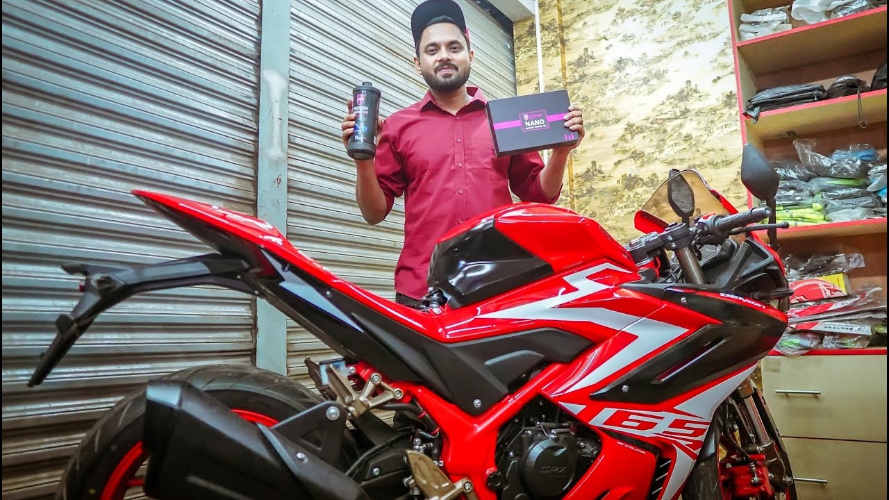 নতুন বাইকে সিরামিক কোটিং করলাম || CERAMIC COATING OF GPX DEMON