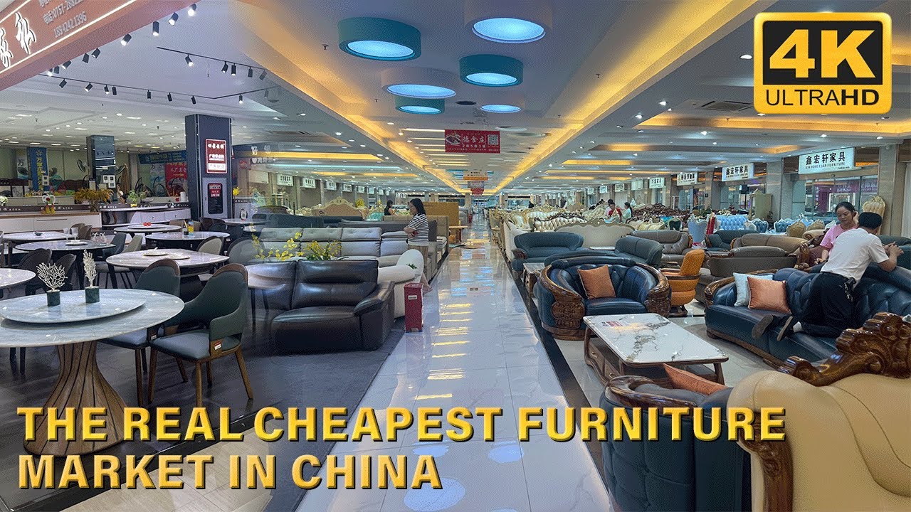 The Real Cheapest Furniture Market in China | 4KHDR | Faizee Vlogs