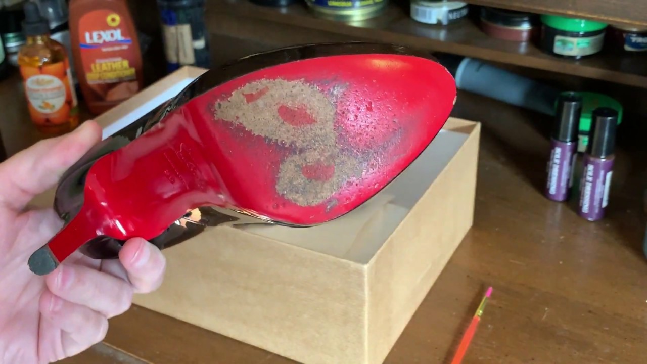 Restoring Louboutin Sole Bottoms! DIY