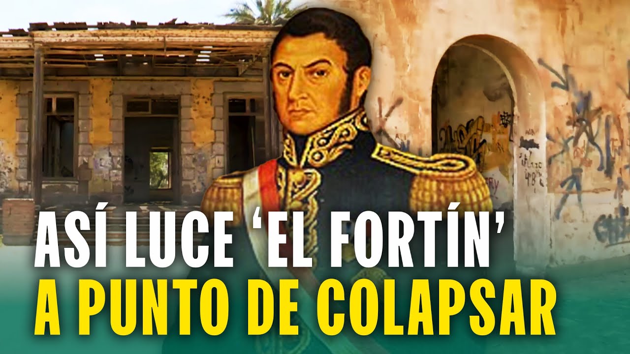 Desolada y por colapsar: Así luce la casona histórica 'El fortín' que alojó a Don José de San Martín