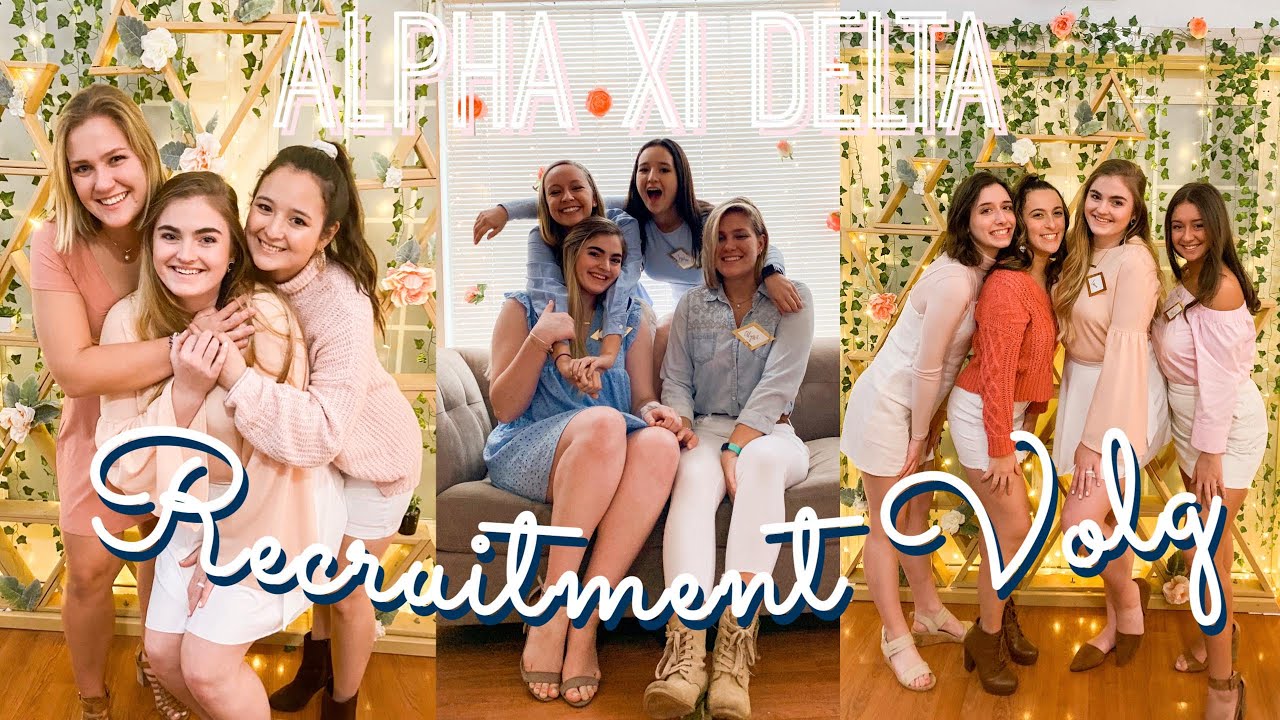 Sorority Recruitment Vlog | AXID RIT