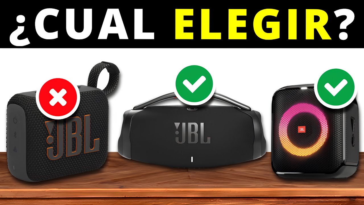 Los 5 MEJORES ALTAVOCES BLUETOOTH JBL de 2025