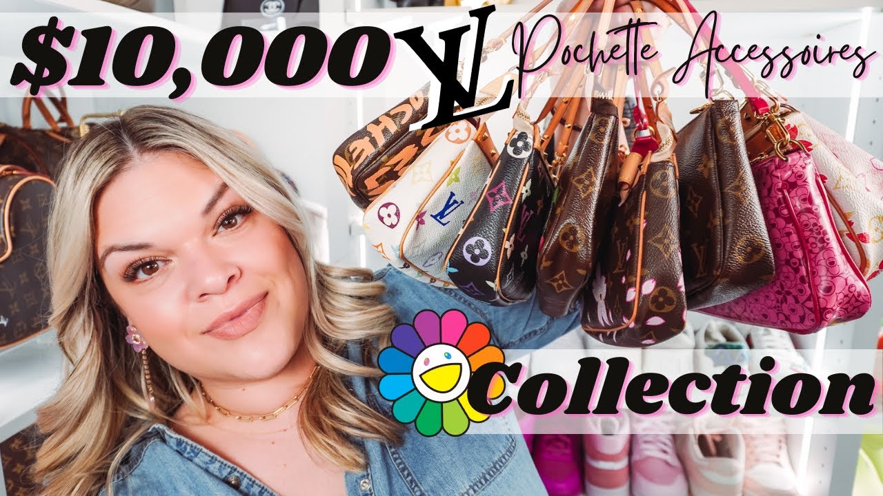 My Louis Vuitton Pochette Accessoires Handbag Collection March 2022 | Rachel Went Shopping