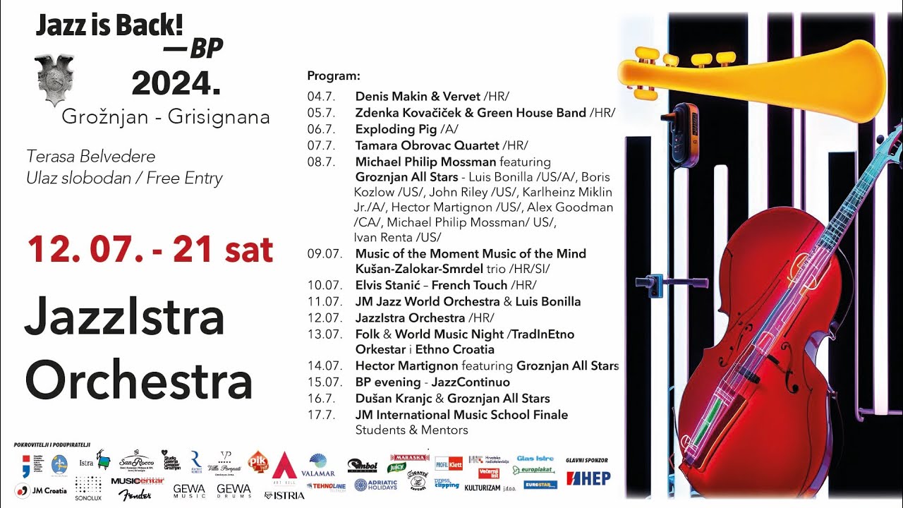 12.07.2024. Jazzlstra Orchestra - Jazz is Back! -BP 2024.
