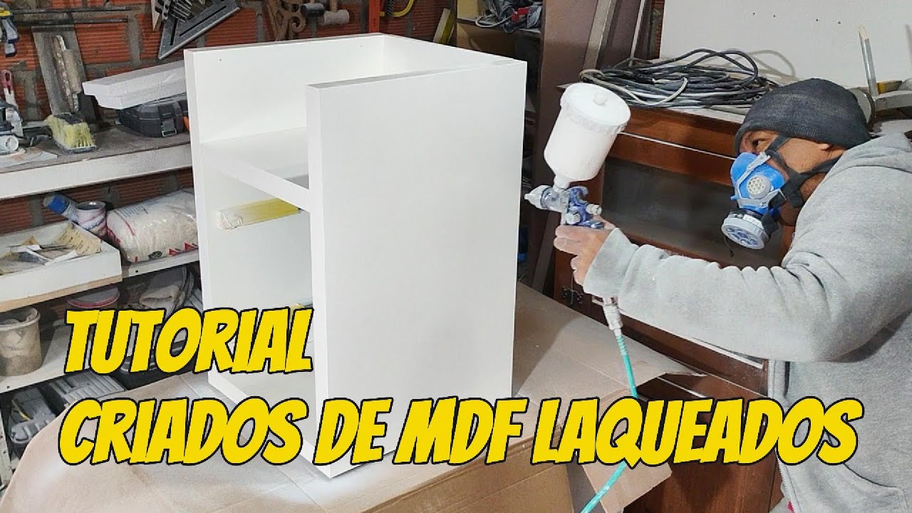 DE MDF BRILHANTE A LACA OFF WHITE FF200 | TRANSFORMEI MÓVEIS NA DECORAÇÃO DO QUARTO DE CASAL