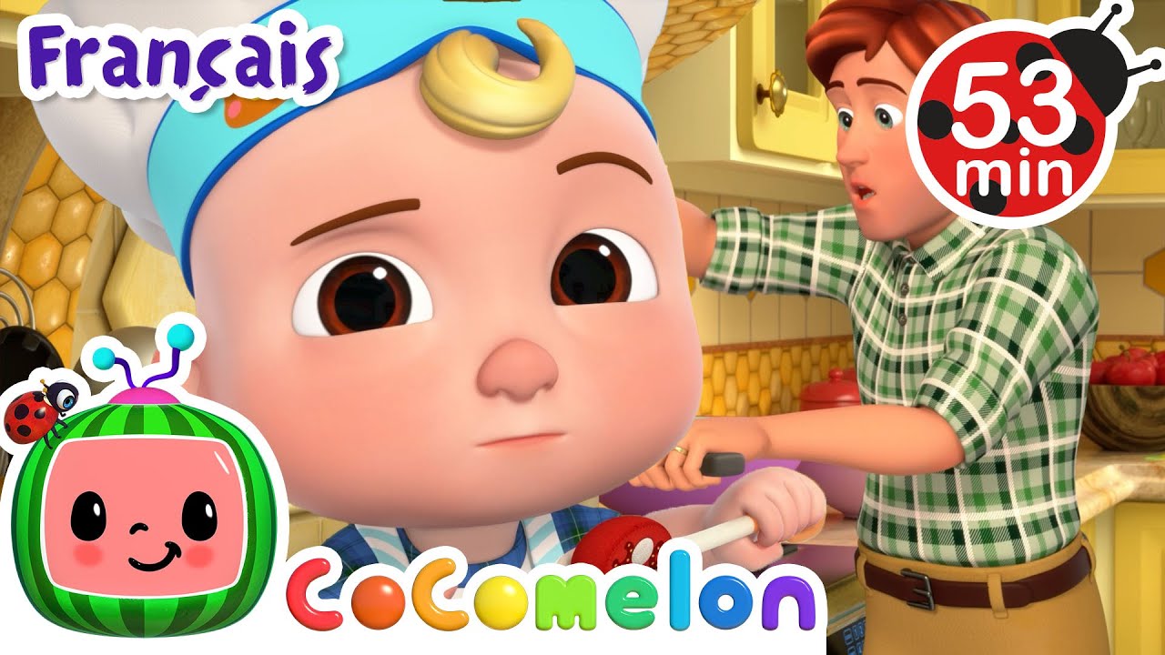 Voici comment à l'heure du dîner + Encore Plus | Cocomelon | Dessins animés pour enfants et familles