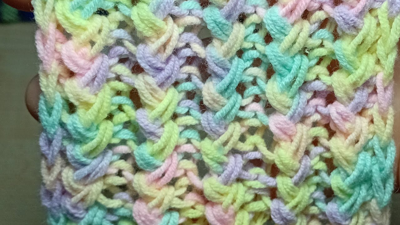 Связала один ряд — и влюбилась 😍 Объёмный узор спицами.Volumetric knitting pattern 