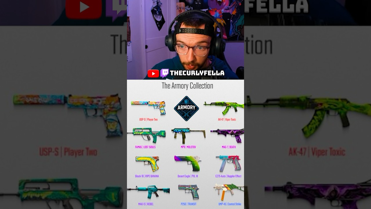 Как будет выглядеть новая коллекция арсенала CS2? 👀 #CS2 #counterstrike #shorts #gaming #cs2skins