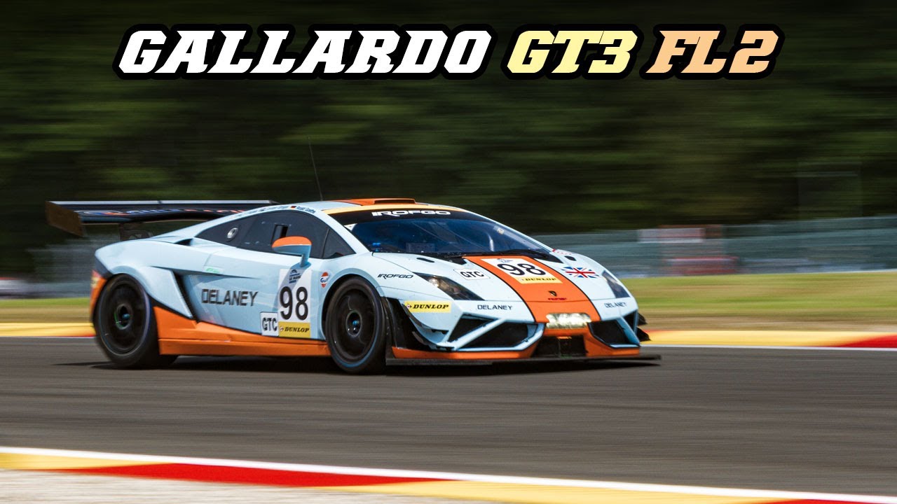 2013 Lamborghini Gallardo GT3 FL2 | V10 flybys, downshifts & backfire