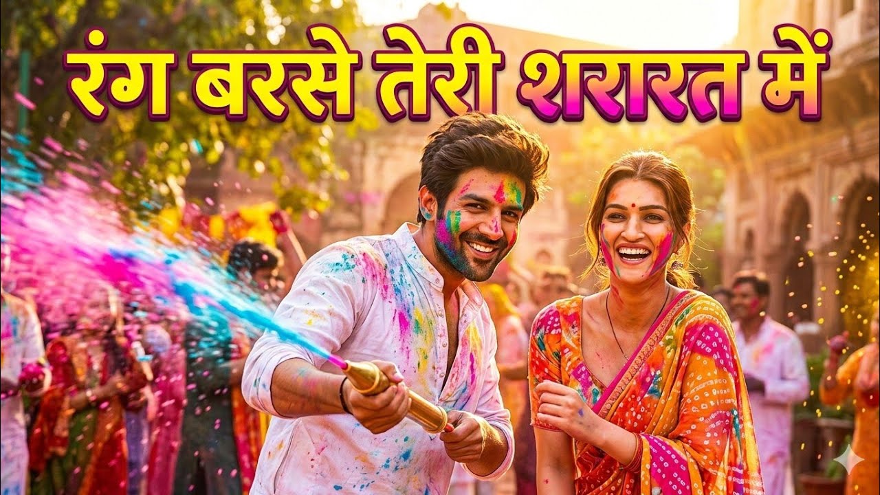 Rang Barse Teri Shararat Mein (Kriti Sanon Kartik Aaryan) Gaurav Hymns #holi 