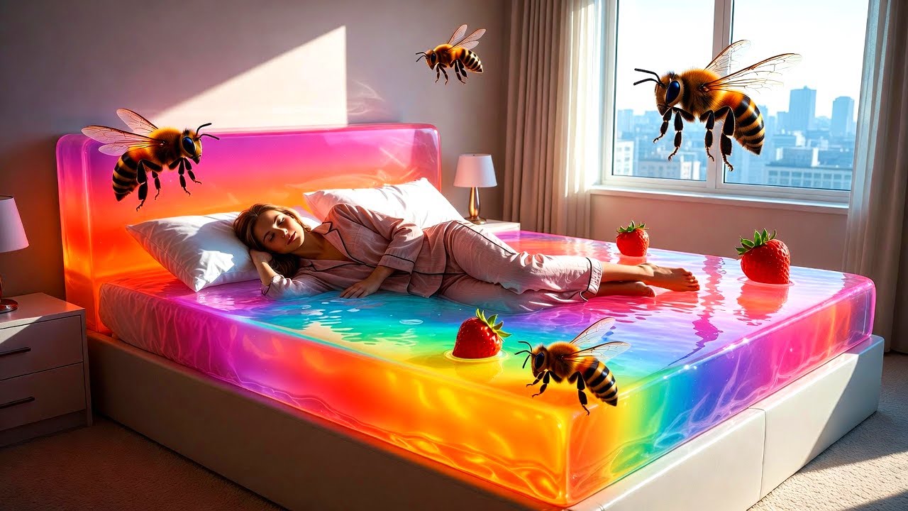 Which Bed Would You Dare to Try? 🛏️😴 Oddly Satisfying AI ASMR (No Talking)