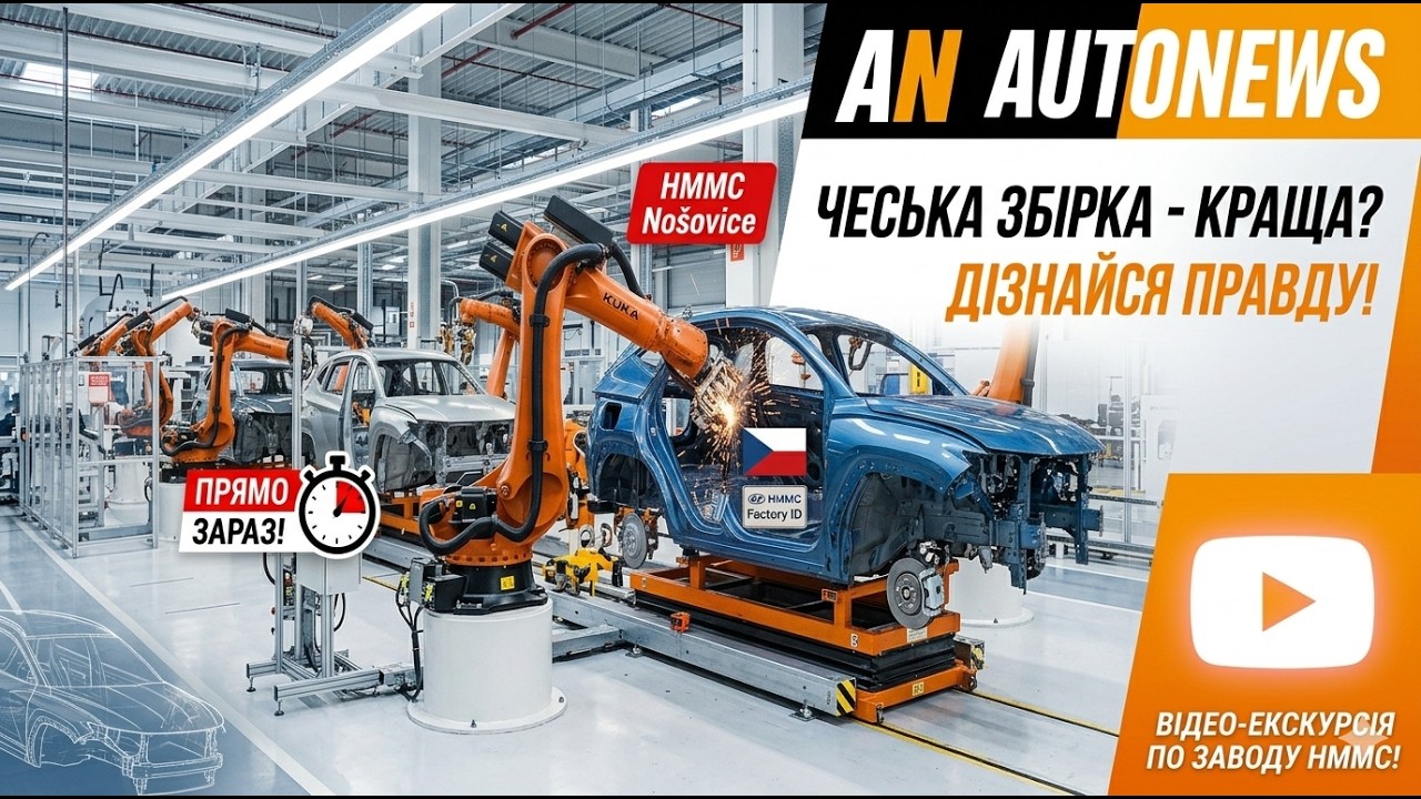 Чеська збірка — КРАЩА? 🇨🇿 Побачив, як насправді збирають Hyundai Tucson на заводі HMMC!