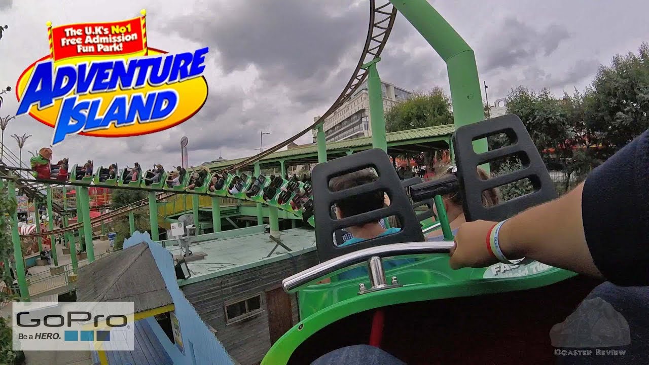 Green Scream | On Ride | Back Row - Adventure Island POV