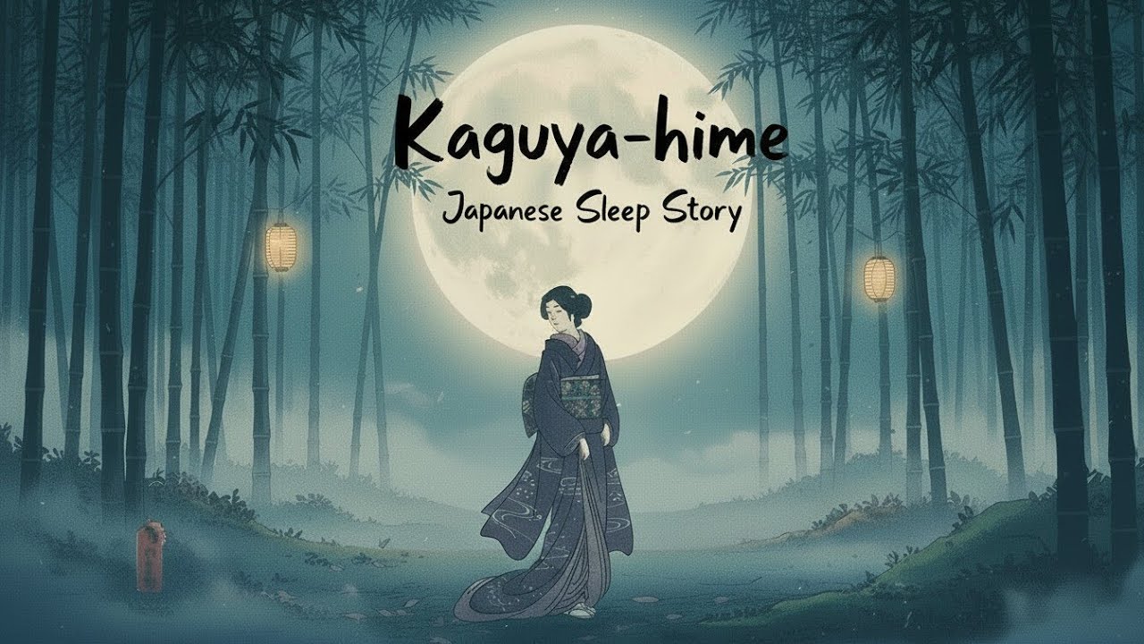 🌙 Kaguya-hime 🌕 Japanese Sleep Story | 70 Mins of Moonlight & Quiet Folklore