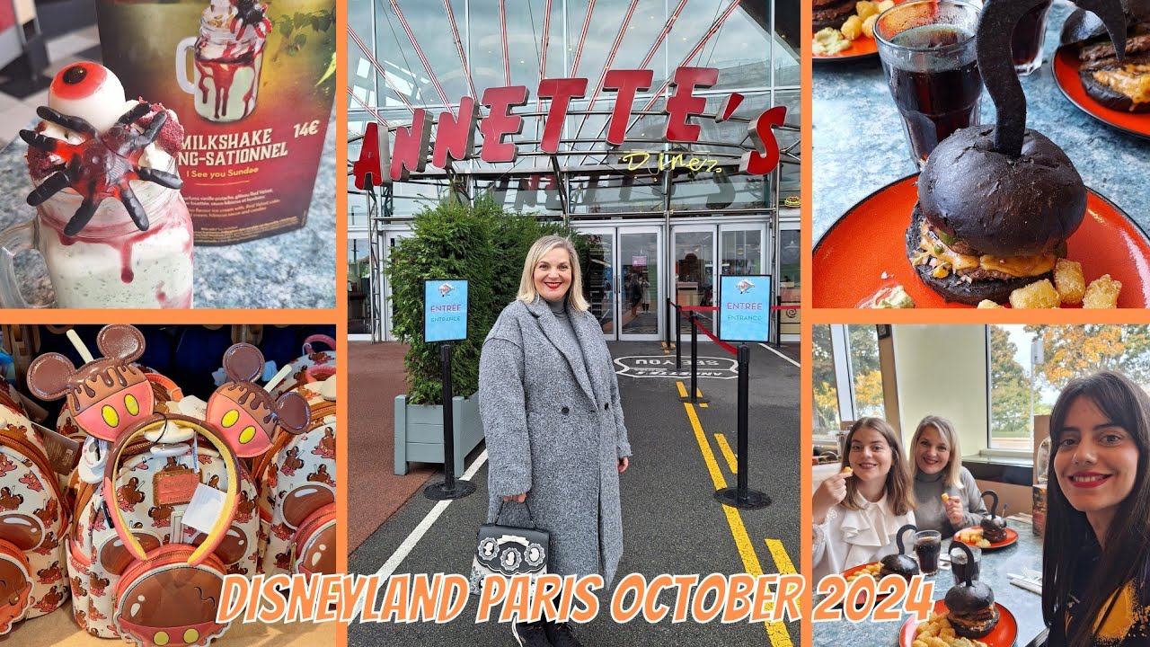 NEWS DISNEYLAND PARIS OCTOBER 2024 | HALLOWEEN, NEW BURGUER ANNETE'S DINER RESTAURANT, MERCHANDISE..