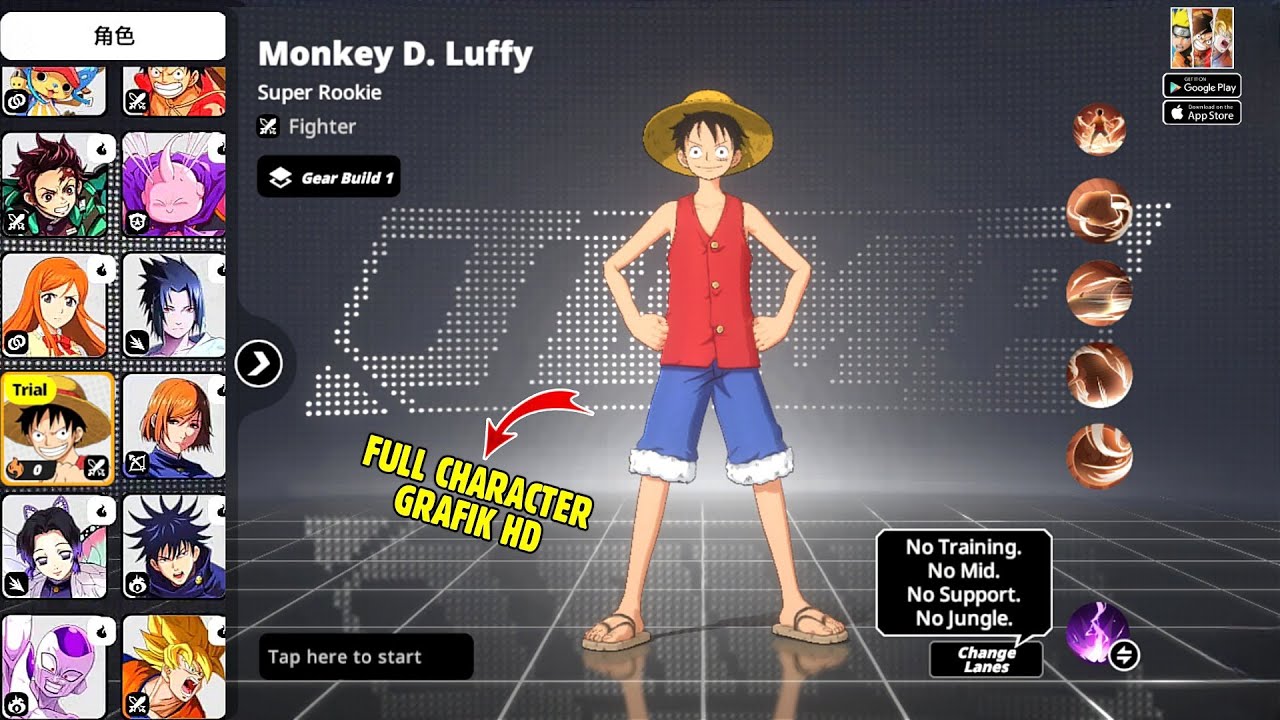 Game MOBA Anime Grafik HD  di Android Terbaru 2024 | Full Character Anime
