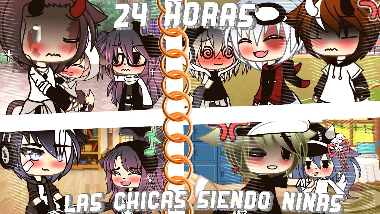 24 horas las chicas siendo niñas🥀✨ ||•EMIKO GOBBLERS||•