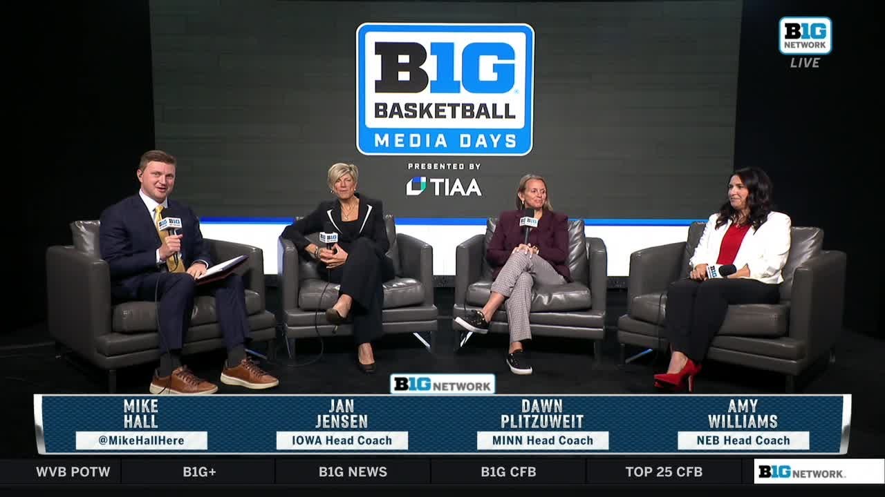 Media Day Roundtable with Iowa's Jan Jensen, Minnesota's Dawn Plitzuweit & Nebraska's Amy Williams