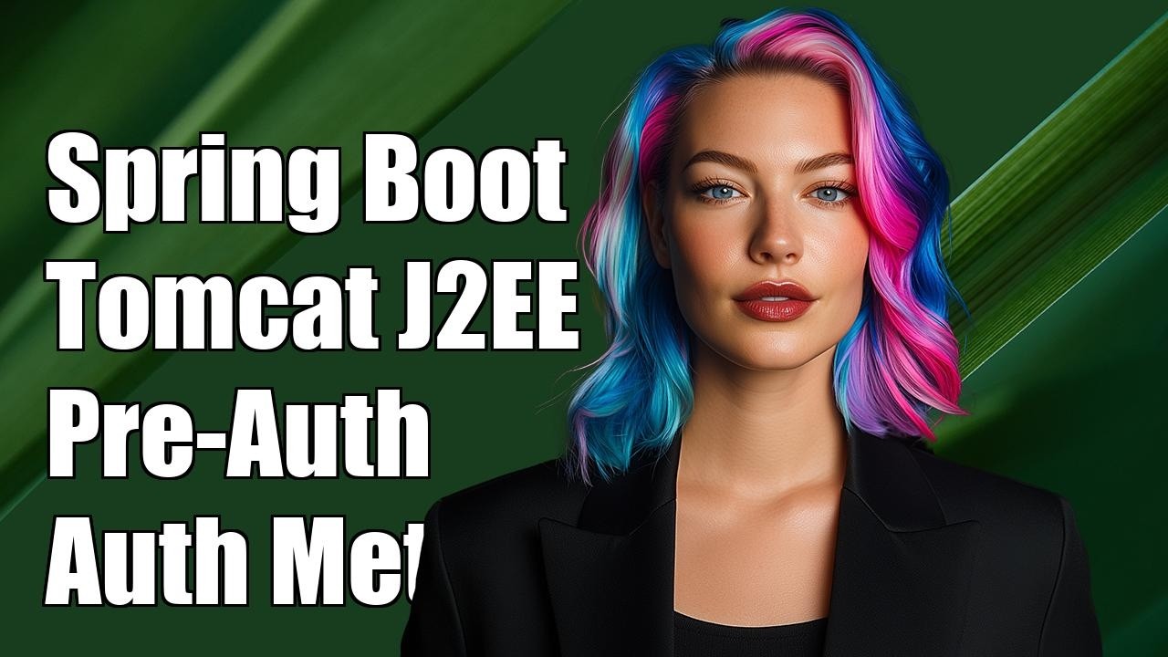 Spring Boot Tomcat J2EE предварительная аутентификация