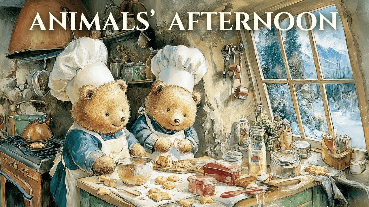 Comforting Celtic Music｜A Gentle Afternoon of Little Animals｜Peaceful Life in a Winter Forest