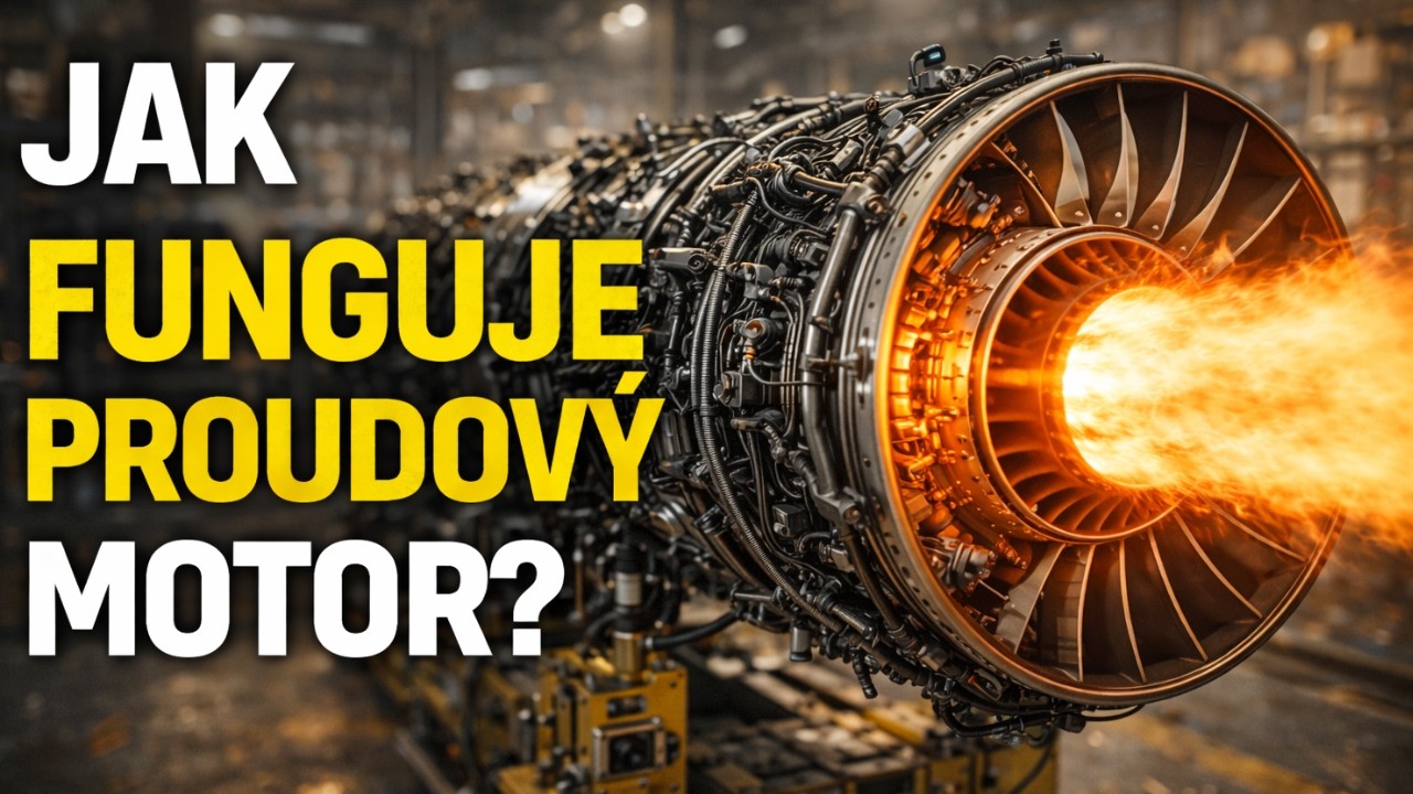 Jak Funguje Proudový Motor? Kompresor, Spalovací Komora, Turbína, Turbofan a Tah Letadla!